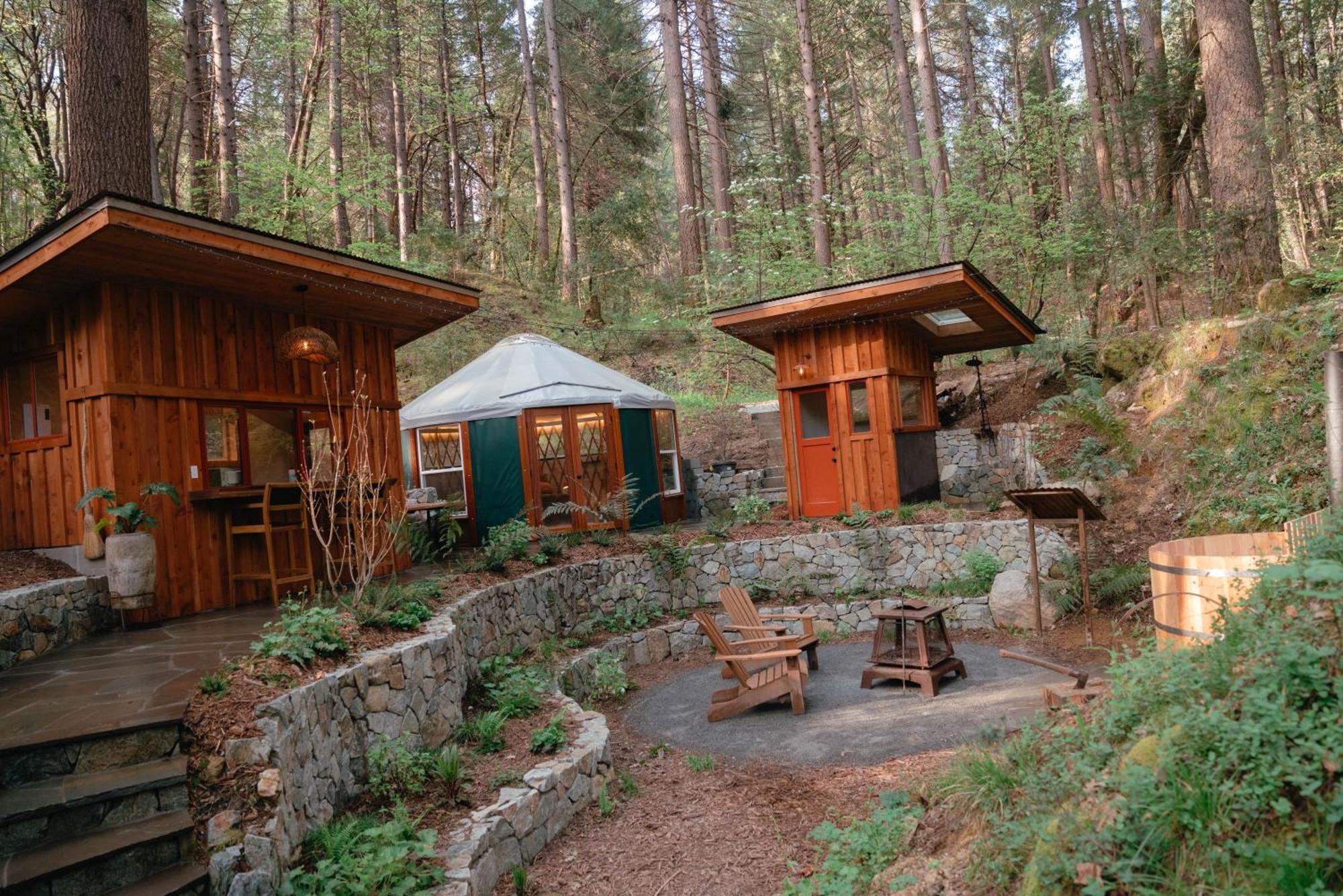 Magical Yurt In The Woods - 2 Miles From Town Hotel Nevada City Bagian luar foto