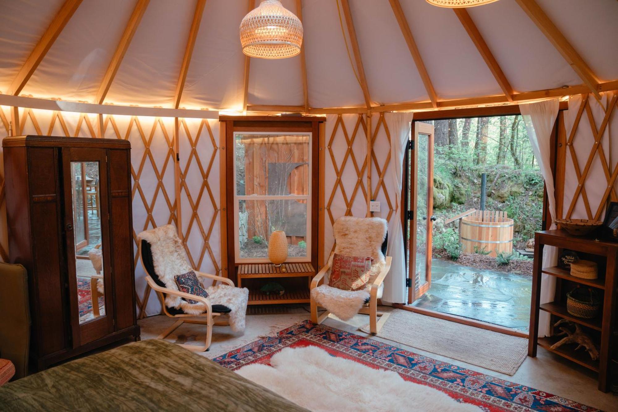 Magical Yurt In The Woods - 2 Miles From Town Hotel Nevada City Bagian luar foto